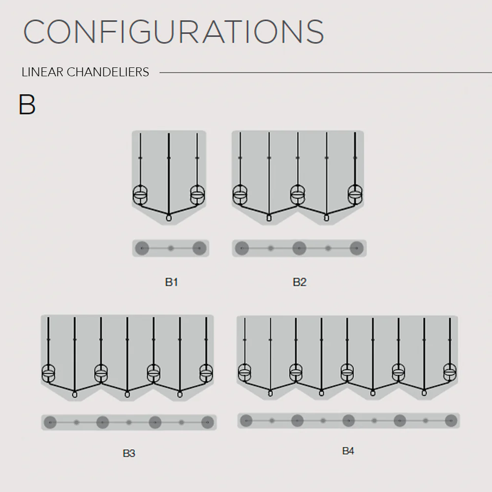 Indre Linear Pendant Lamp B4 by Rakumba Pendant Lamps